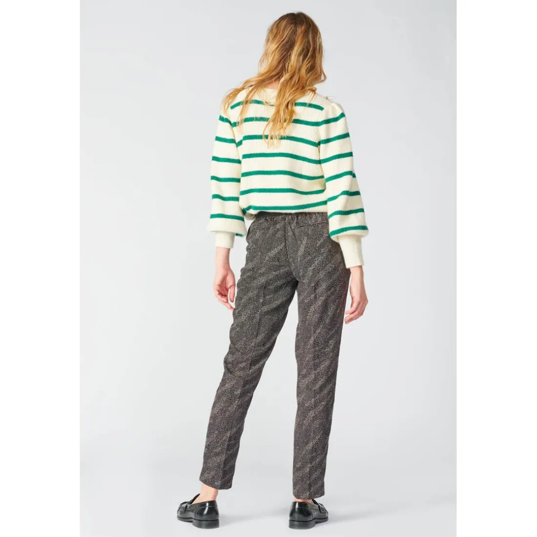 Pantalon droit DORINA noir