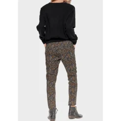 Pantalon droit DORINE noir