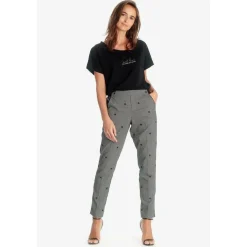 Pantalon droit ELEA noir