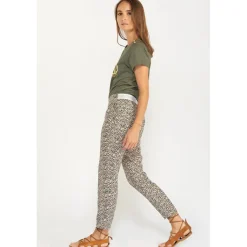 Pantalon droit RANCHY marron