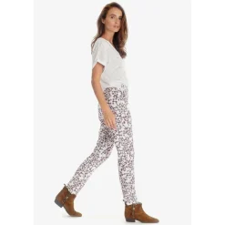 Pantalon droit SALLY blanc