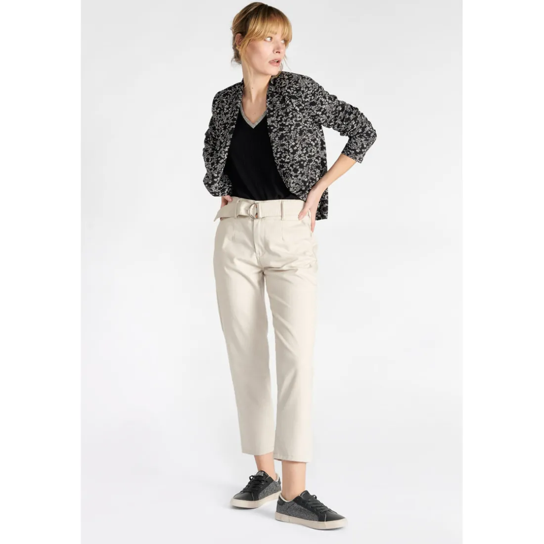 Pantalon droit SERENALU blanc