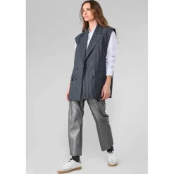 Pantalon droite ANDREE silver Ruth