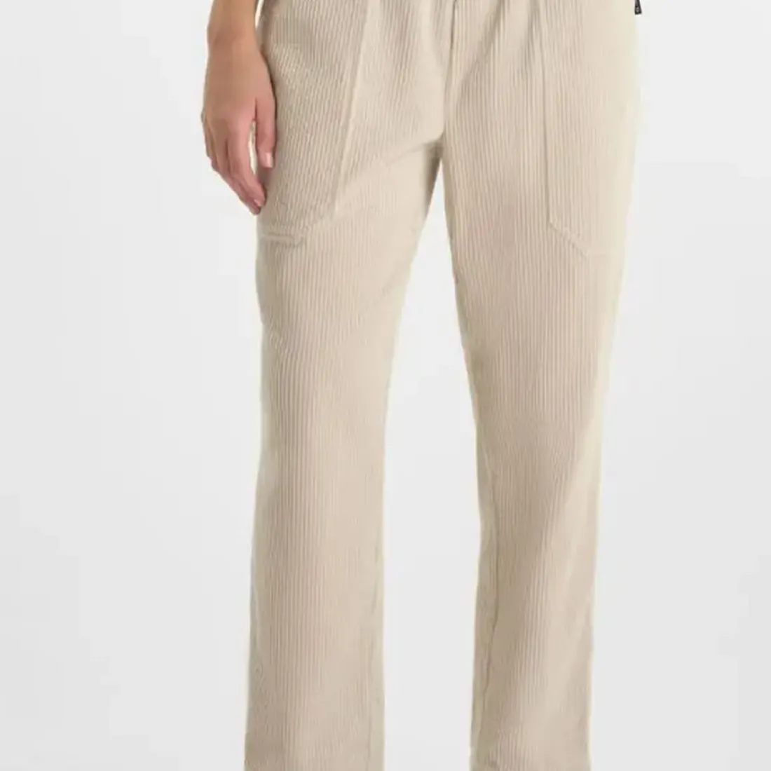 Pantalon droite CORDO beige Queen en coton