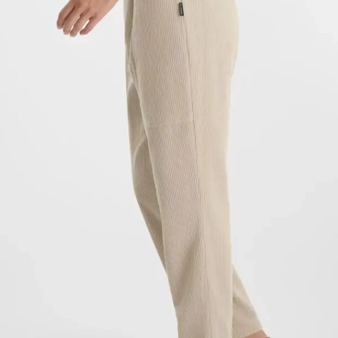 Pantalon droite CORDO beige Queen en coton