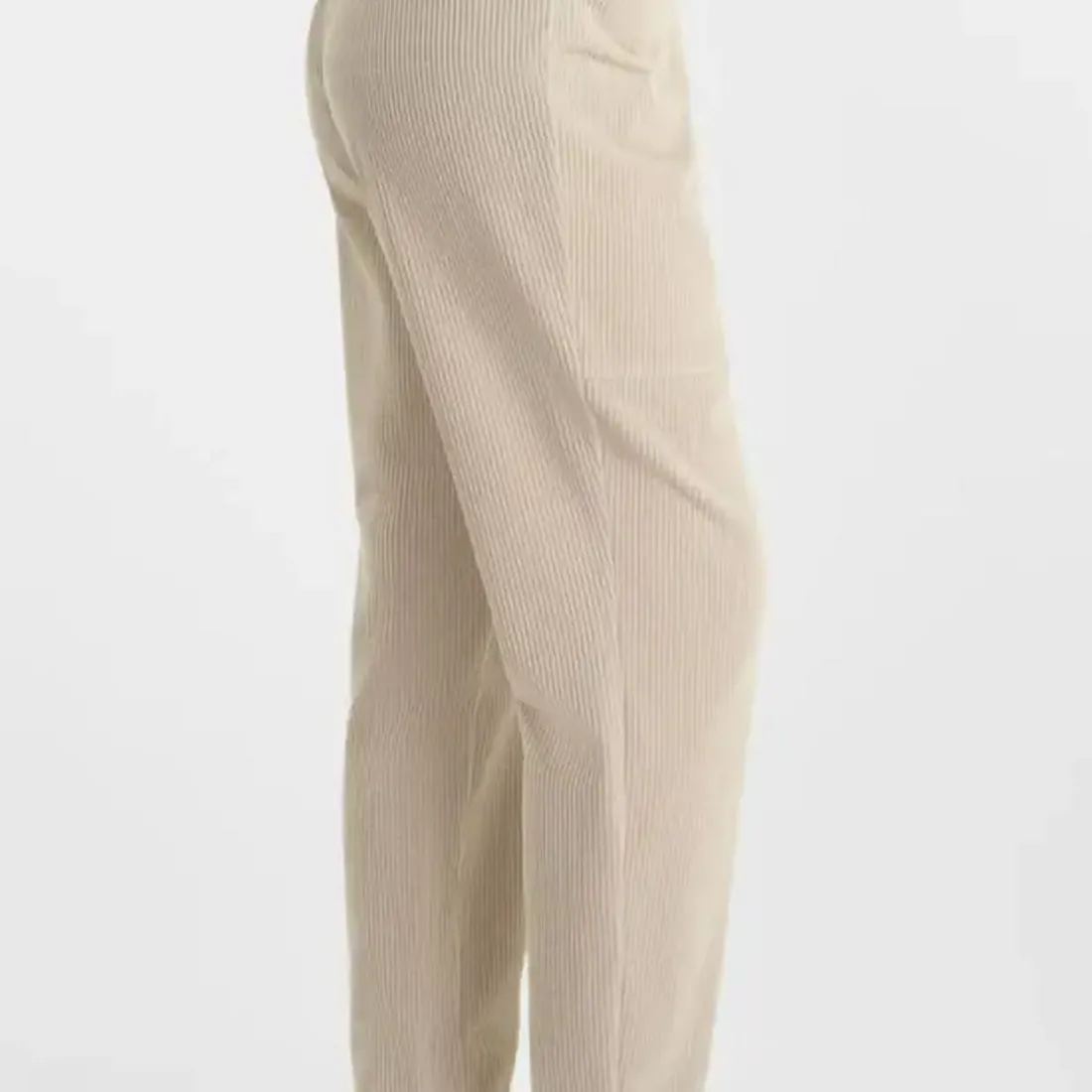 Pantalon droite CORDO beige Queen en coton