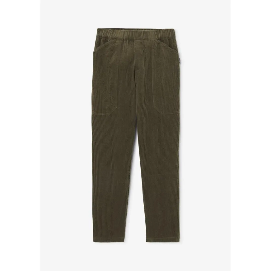 Pantalon droite CORDO kaki Xena en coton