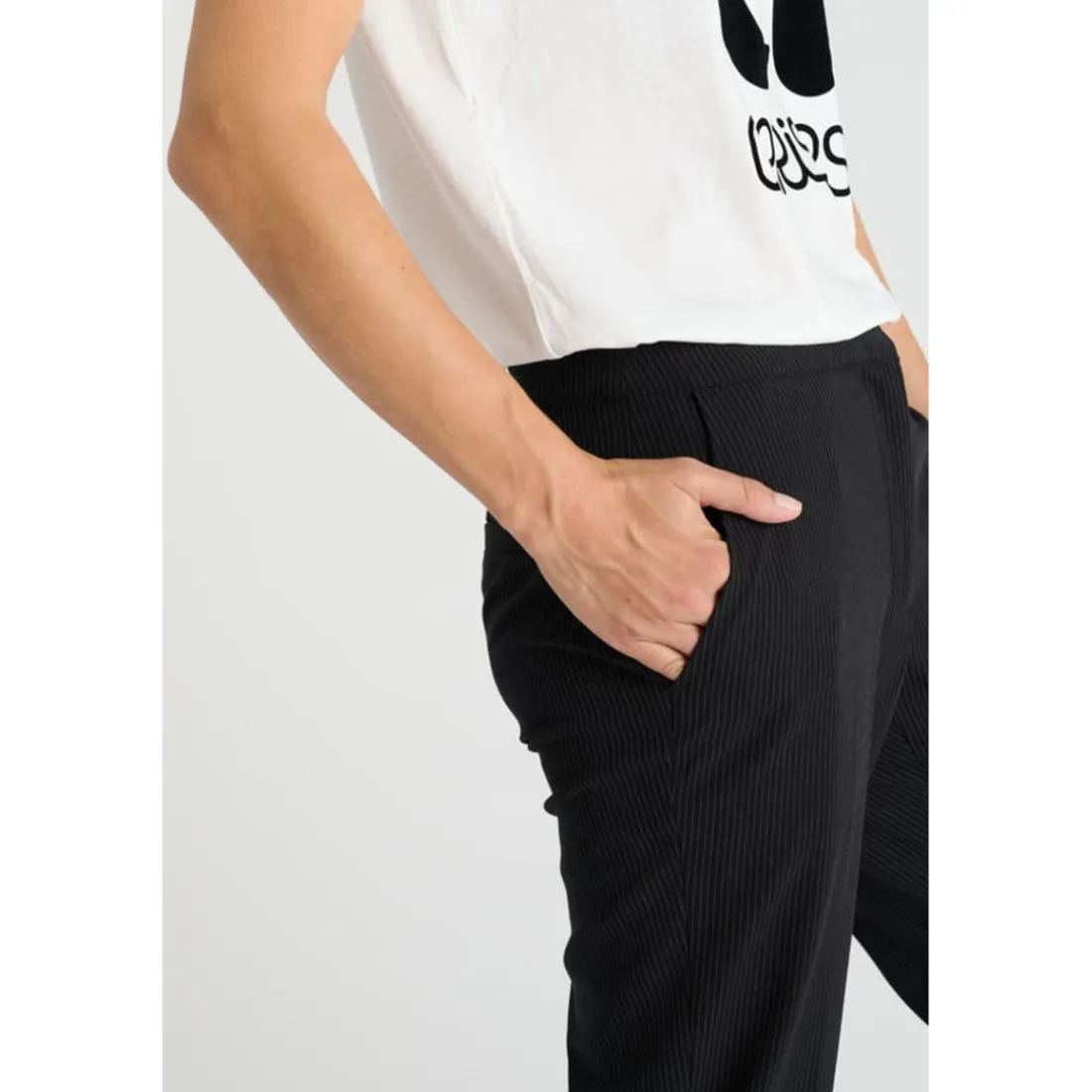 Pantalon droite EVERY noir Eva