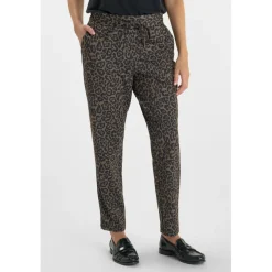Pantalon droite LEOPA marron Lane