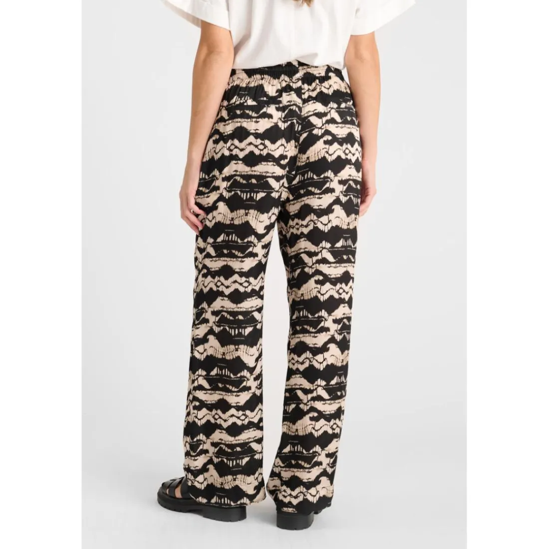 Pantalon droite LOMY noir Mina