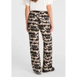 Pantalon droite LOMY noir Mina