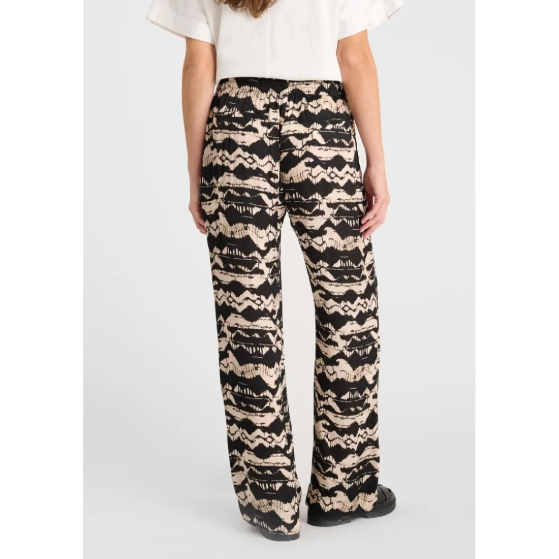 Pantalon droite LOMY noir Mina