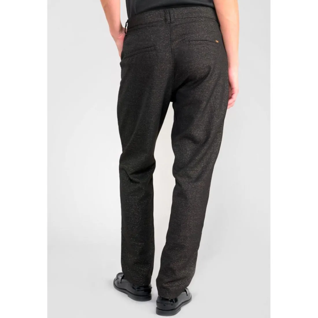 Pantalon droite SPARKLIN noir Lara en coton