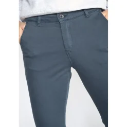Pantalon dyli bleu marine en coton
