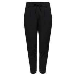 Pantalon en maille taille moyenne noir Molly