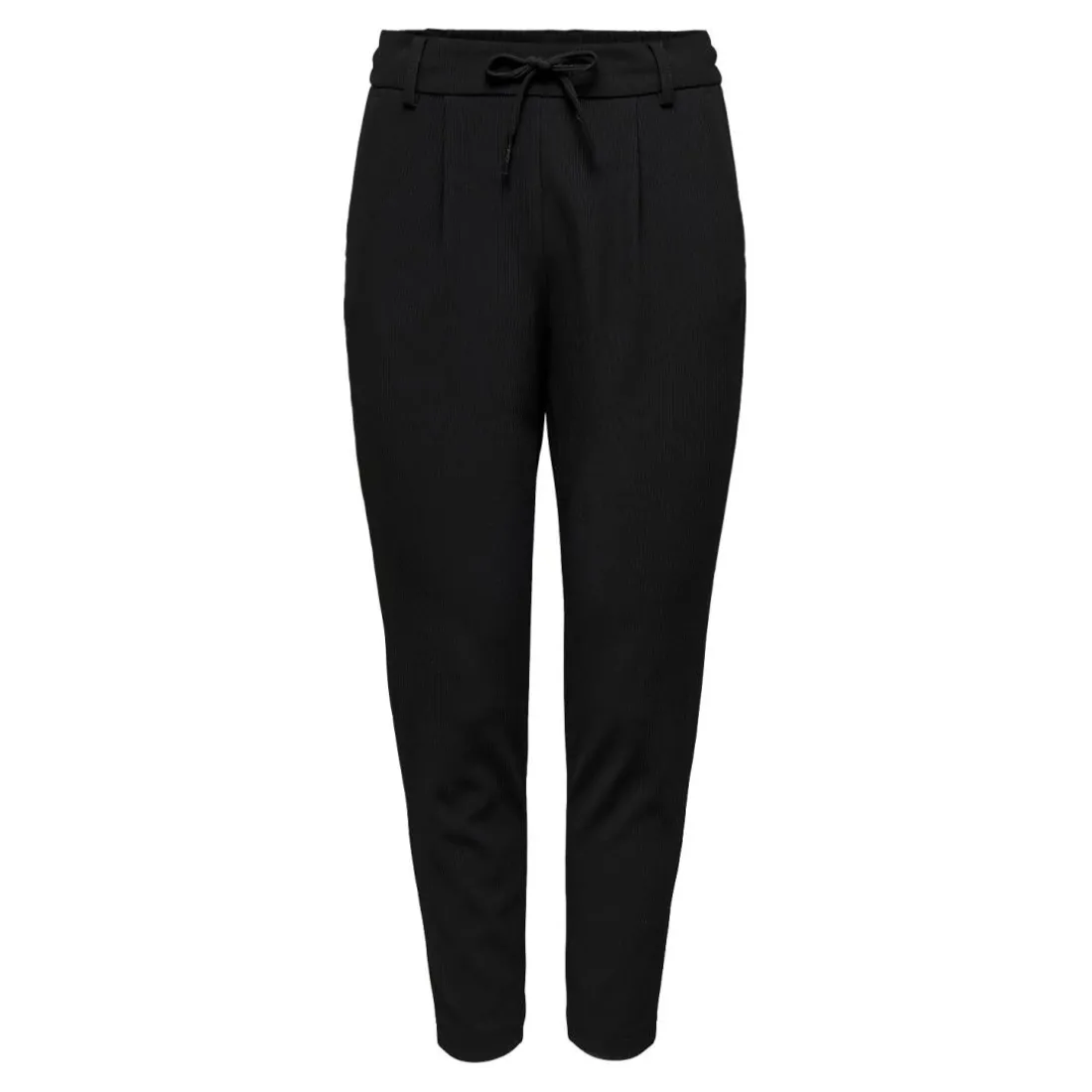 Pantalon en maille taille moyenne noir Molly