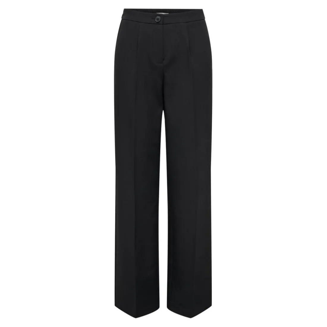 Pantalon fermeture par bouton taille haute noir Zara