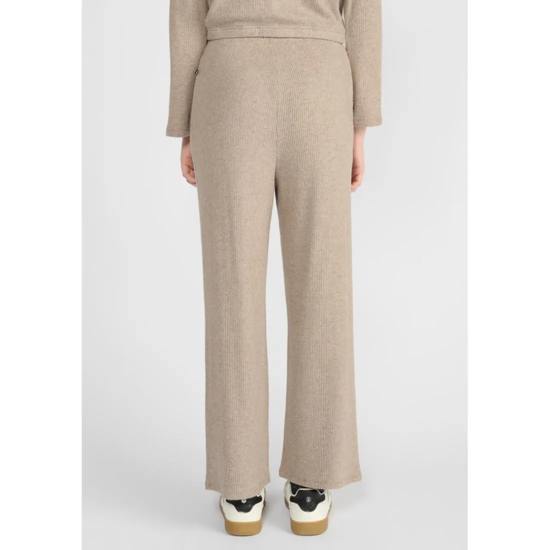 Pantalon fille, droite ARIZEGI marron Yule en viscose