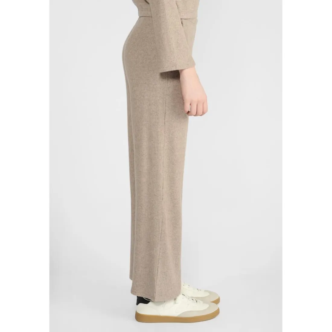 Pantalon fille, droite ARIZEGI marron Yule en viscose