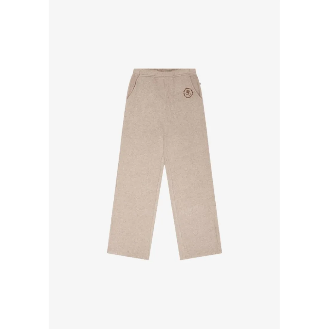 Pantalon fille, droite ARIZEGI marron Yule en viscose