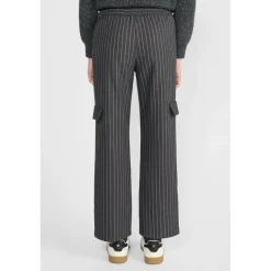 Pantalon fille, droite ZITAGI gris Lina