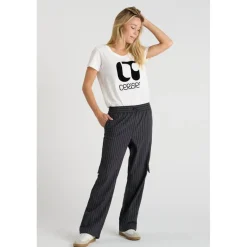 Pantalon fille, droite ZITAGI gris Iris