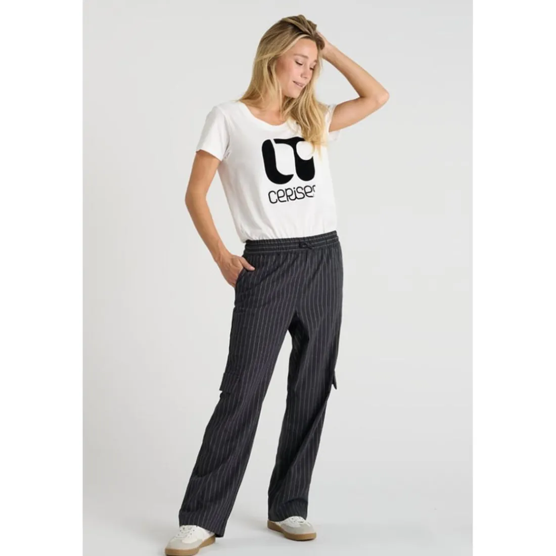 Pantalon fille, droite ZITAGI gris Iris