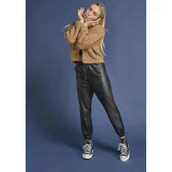 Pantalon fille, jogpant MINETGI noir