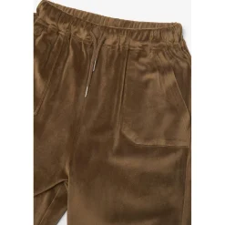 Pantalon fille, jogpant MOCHAGI marron