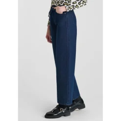 Pantalon flare en jeans ALEXGI bleu Lena
