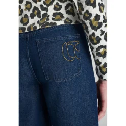 Pantalon flare en jeans ALEXGI bleu Lena