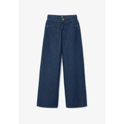 Pantalon flare en jeans ALEXGI bleu Lena