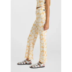 Pantalon flare fille ARCHIGI jaune Hana