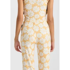 Pantalon flare fille ARCHIGI jaune Hana
