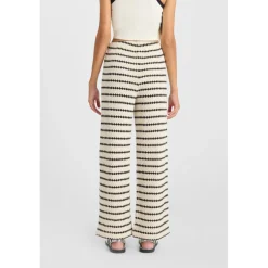Pantalon flare SALOMEGI multicolore en coton Zola