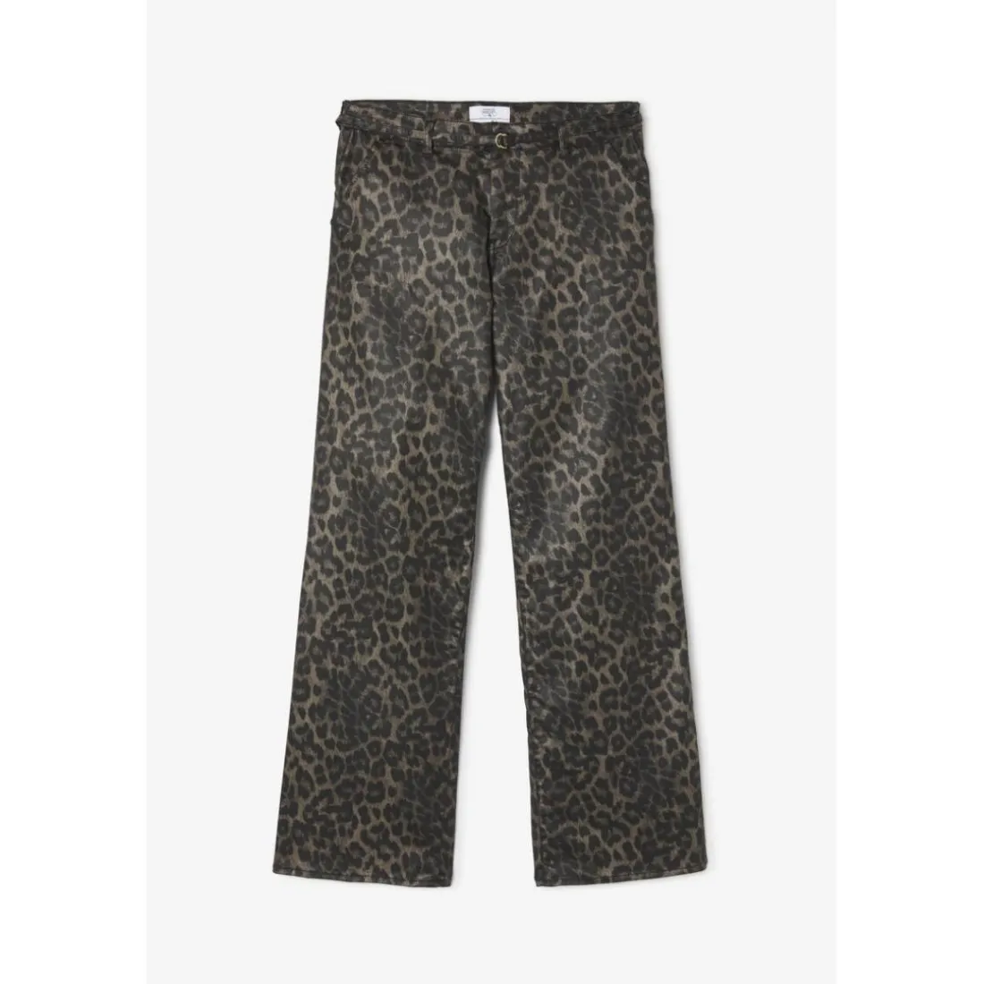Pantalon flare TAHIS noir Lucie en coton