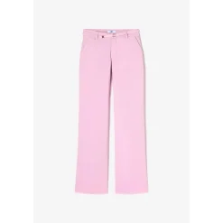 Pantalon flare TAHIS rose Kara en coton
