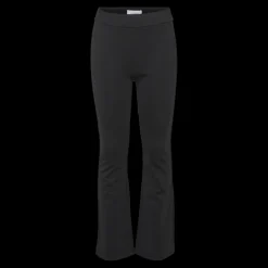 Pantalon flared fit noir