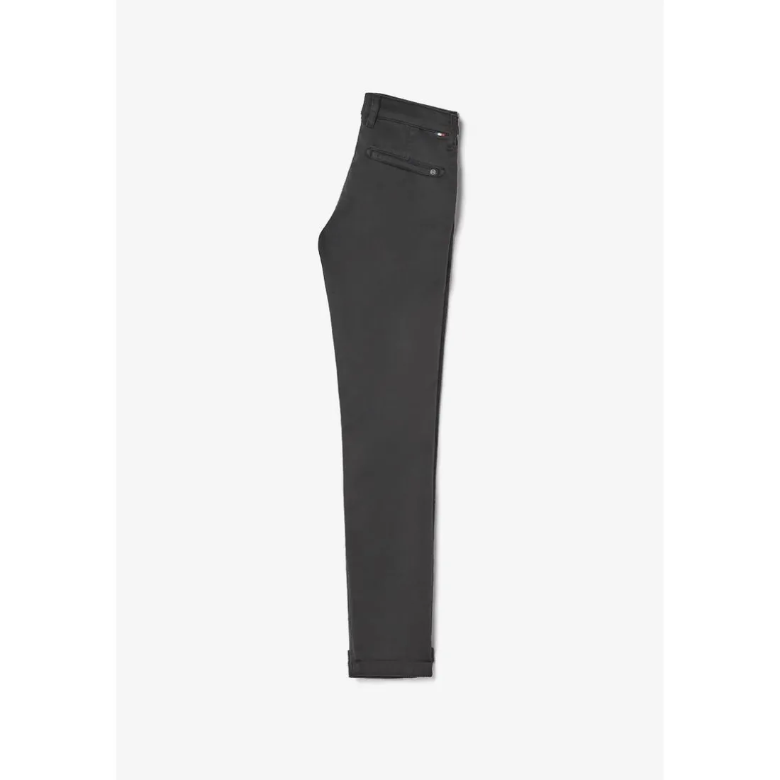Pantalon garçon, chino Jogg Kurty noir en coton