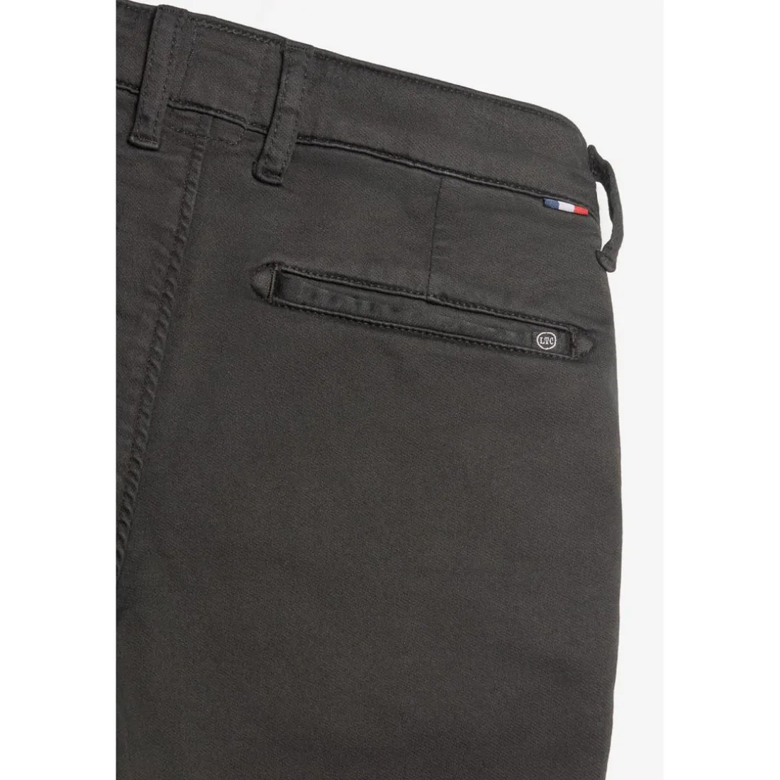 Pantalon garçon, chino Jogg Kurty noir en coton