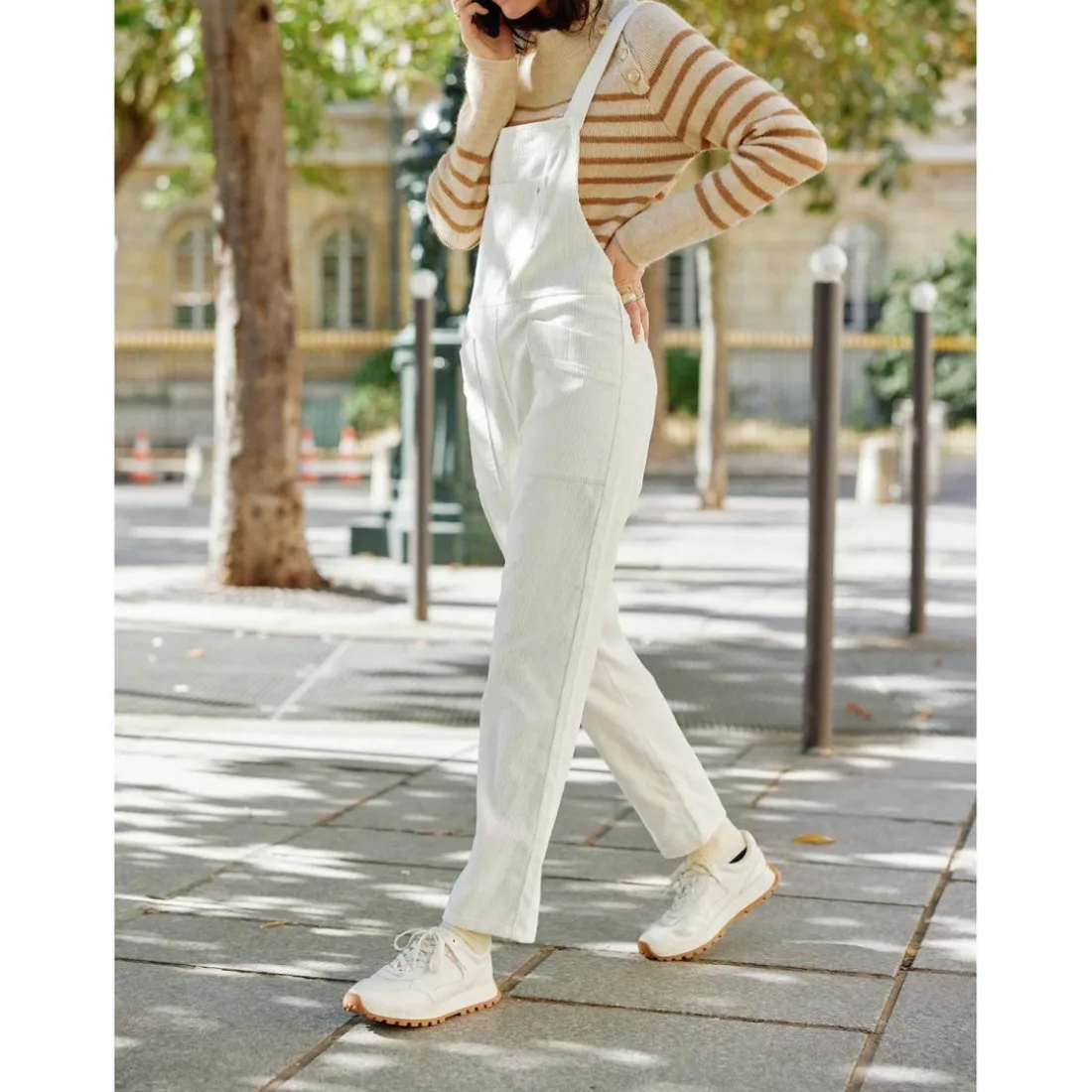 Pantalon GASTON - Ecru en coton