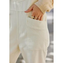 Pantalon GASTON - Ecru en coton