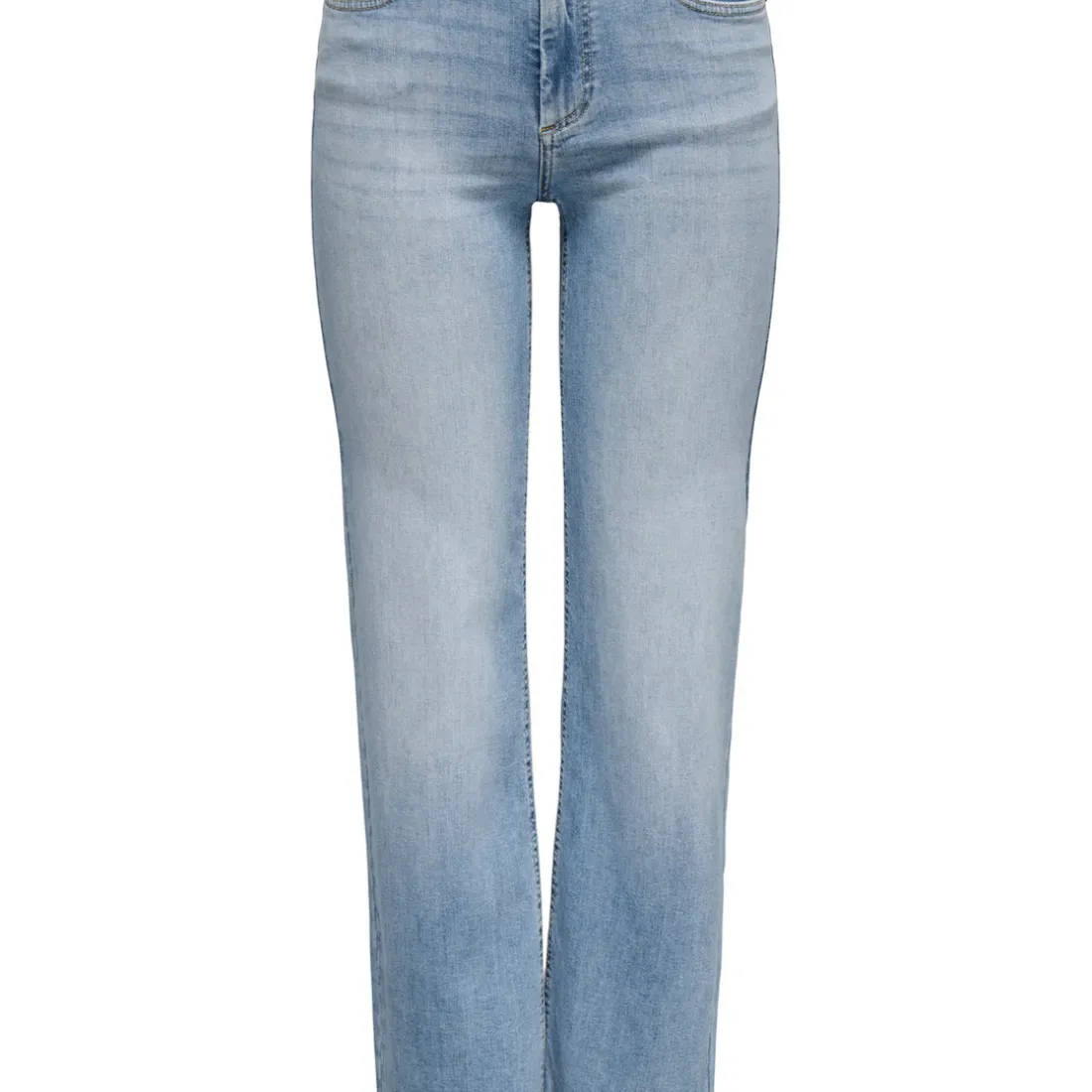 Pantalon Jean Taille moyenne ONLBLUSH - Bleu en coton Eden