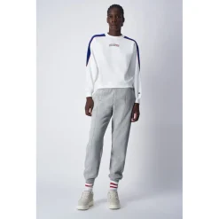 Pantalon jogging côtelé gris