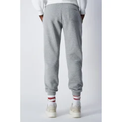 Pantalon jogging côtelé gris