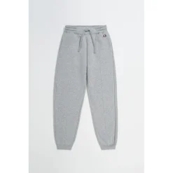 Pantalon jogging côtelé gris