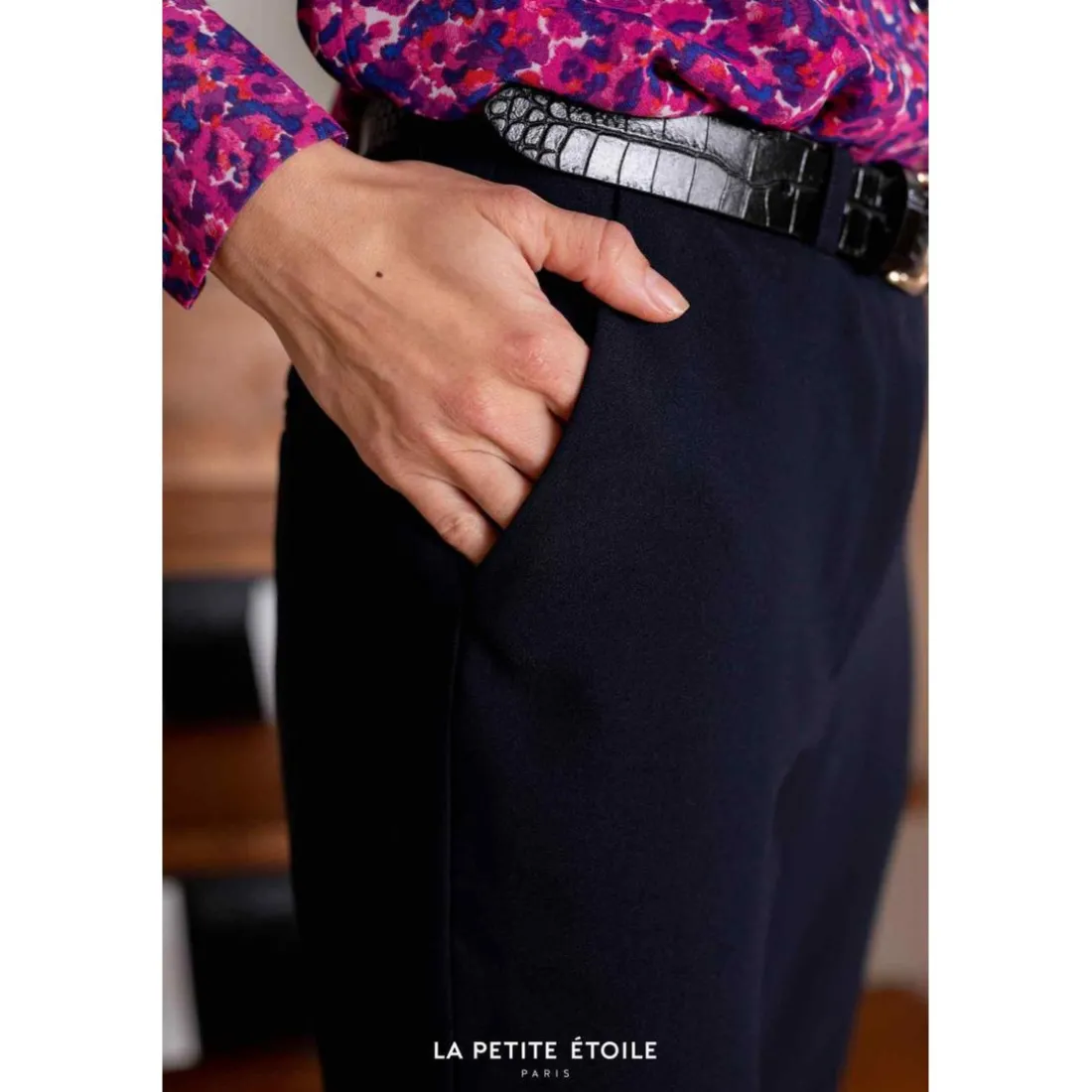Pantalon Katnis bleu marine