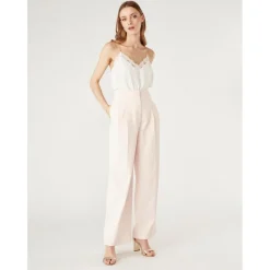 Pantalon large rose