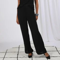 Pantalon large Valentin en viscose
