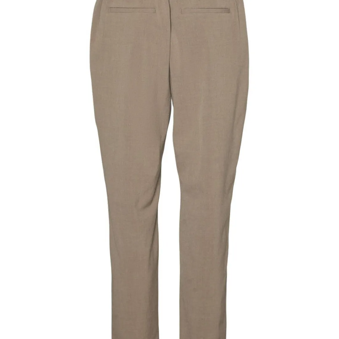 Pantalon loose fit en polyester Maya marron clair